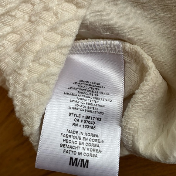 Eri and Ali Overture Textured Ivory Women’s Button Back Sleeveless Top M Prelov - Picture 3 of 8